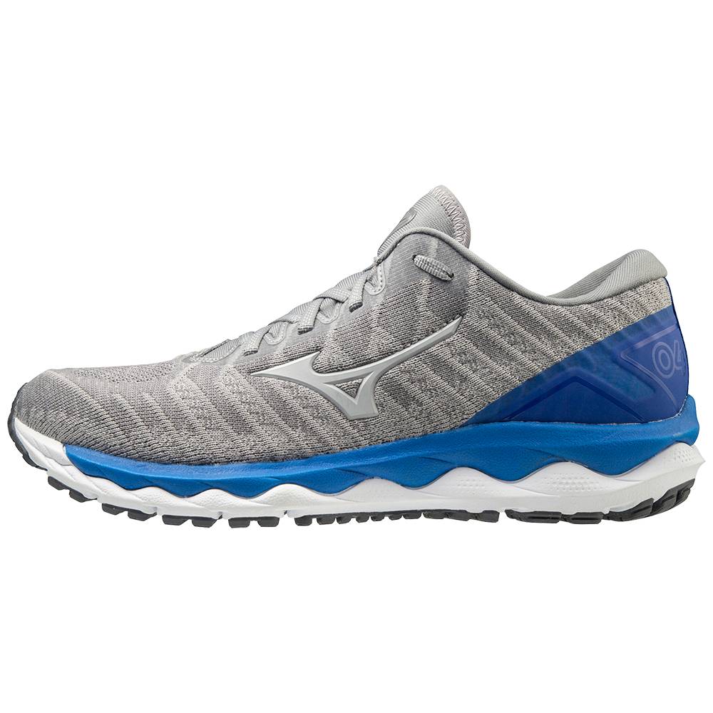 Mizuno Wave Sky 4 WAVEKNIT™ - Erkek Koşu Ayakkabısı - Gri Türkiye (RXOETH-320)